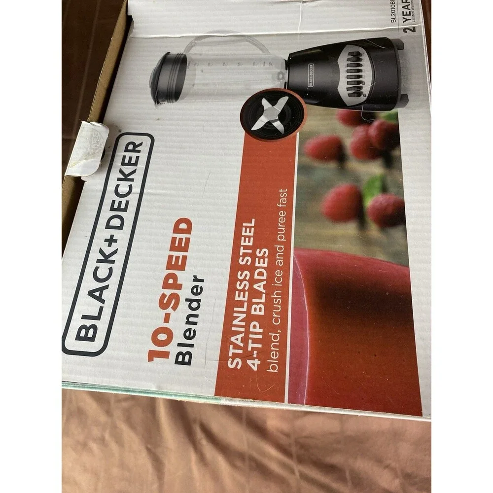 BLACK+DECKER Crush Master 10-Speed Blender Base Lid & Blade Only No Pitcher